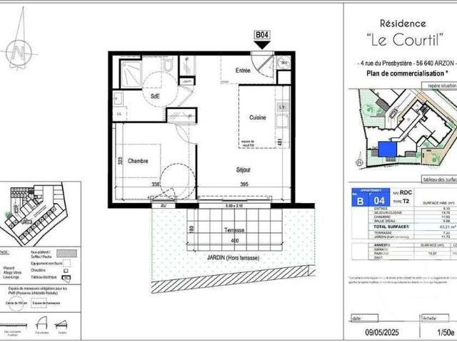 Vente appartement 2 pièces Arzon 56
