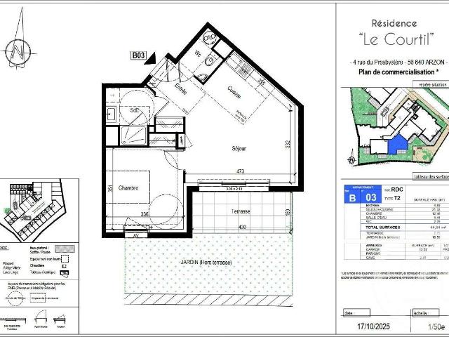 Vente appartement 2 pièces Arzon 56