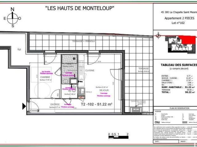 Vente appartement 2 pièces La Chapelle Saint Mesmin 45