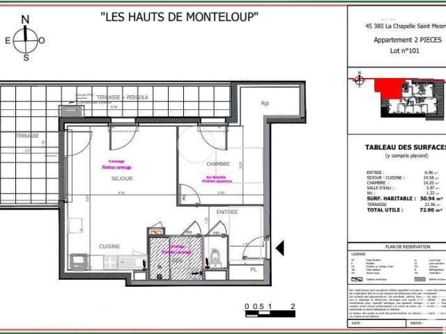Vente appartement 2 pièces La Chapelle Saint Mesmin 45