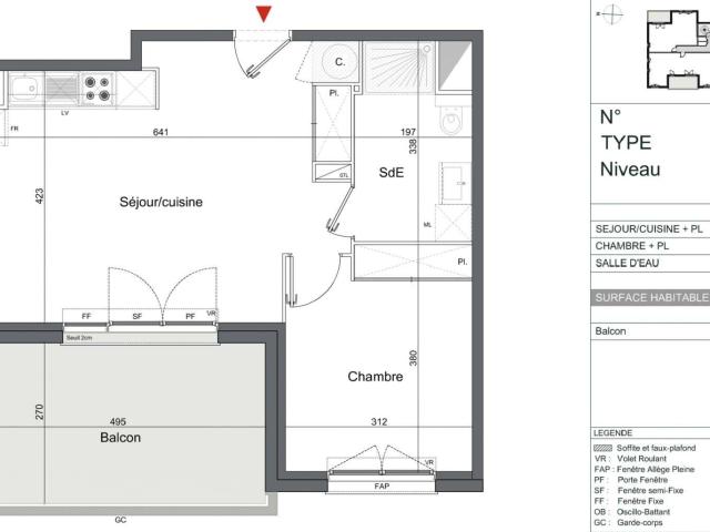 Vente appartement 2 pièces Mérignac 33