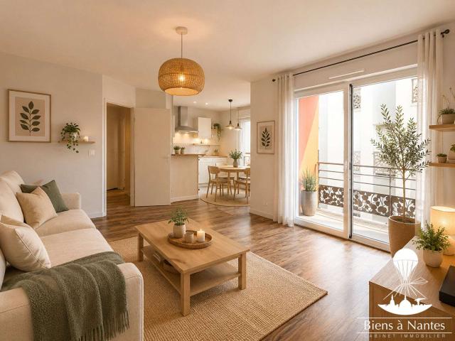 Vente appartement 2 pièces Nantes Canclaux Mellinet 44