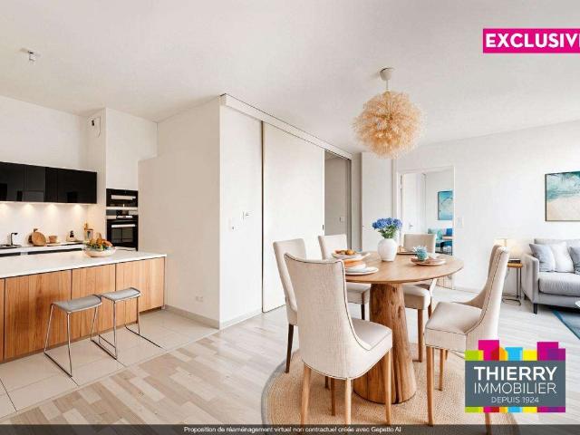 Vente appartement 2 pièces Nantes Bottière Chénaie 44
