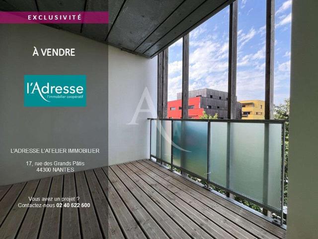 Vente appartement 2 pièces Nantes Beaujoire Saint Joseph 44