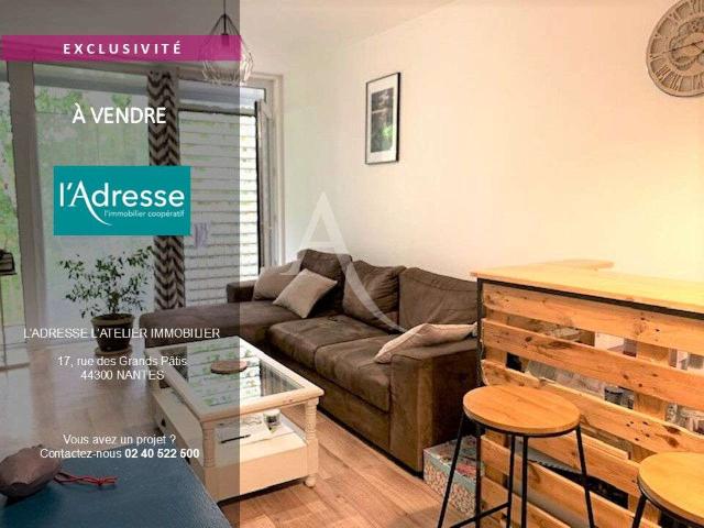 Vente appartement 2 pièces Nantes Beaujoire Saint Joseph 44