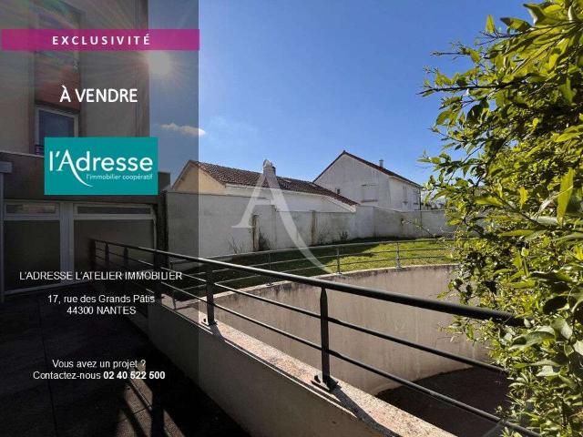 Vente appartement 2 pièces Nantes Géraudière Boissière 44