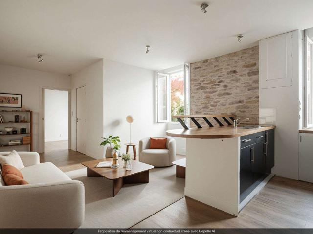 Vente appartement 2 pièces Nantes Doulon Vieux Doulon 44