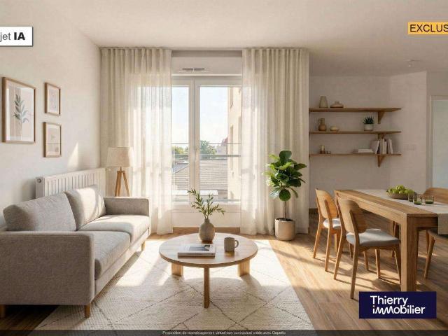Vente appartement 2 pièces Nantes Rond Point De Rennes 44