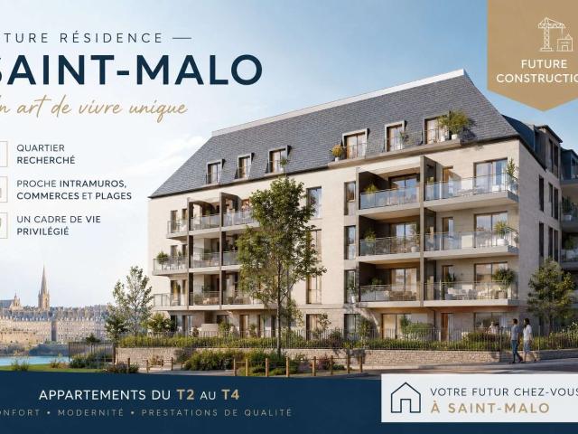 Vente appartement 2 pièces Saint Malo 35
