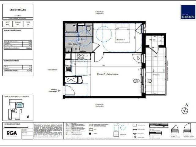 Vente appartement 2 pièces Sarzeau Golfe Nord 56