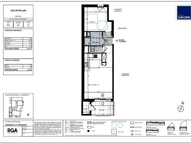 Vente appartement 2 pièces Sarzeau Golfe Nord 56