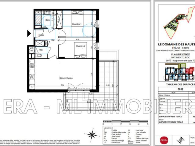 vente appartement 3 Pièce s