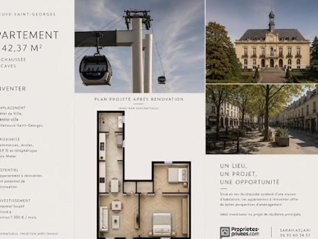 Vente Appartement 3 pièces 42.69 m2 Villeneuve Saint Georges