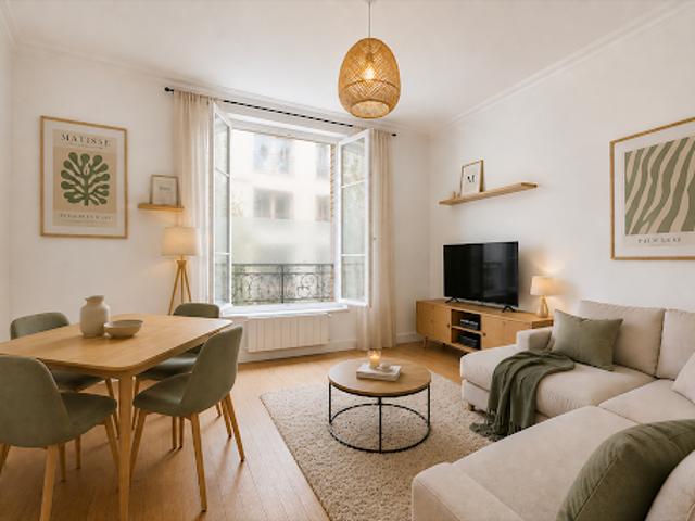 Vente Appartement 3 pièces 47 m2 Paris 18ème