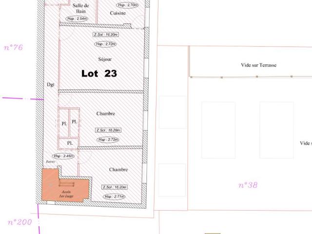 Vente Appartement 3 pièces