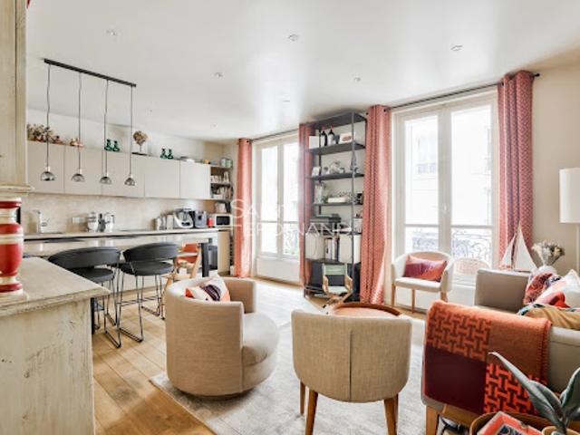 Vente Appartement 3 pièces 48 m2 Paris 17ème