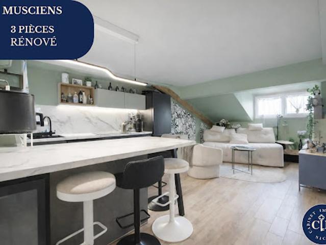 Vente Appartement 3 pièces 49.9 m2 Nice