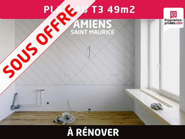 Vente Appartement 3 pièces 49 m2 Amiens