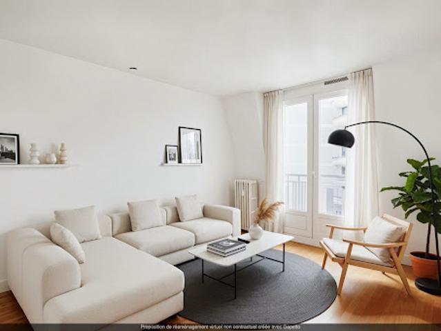 Vente Appartement 3 pièces 53.26 m2 Paris 20ème