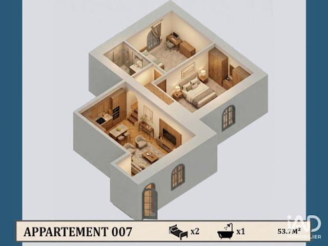 Vente Appartement 3 pièces 53 m2 Confolens