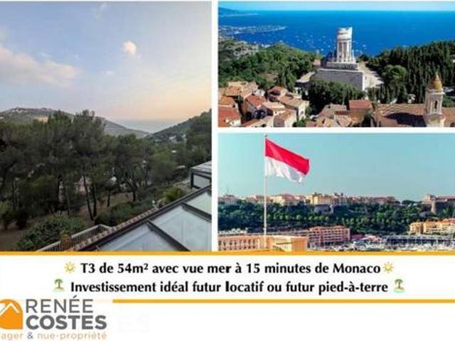 Vente Appartement 3 pièces 50 m2 La Turbie