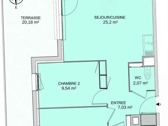 Vente Appartement 3 pièces