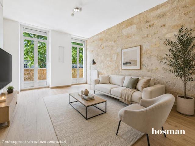 Vente Appartement 3 pièces 51 m2 Bordeaux