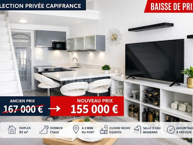 Vente Appartement 3 pièces 52 m2 Le cap d'agde