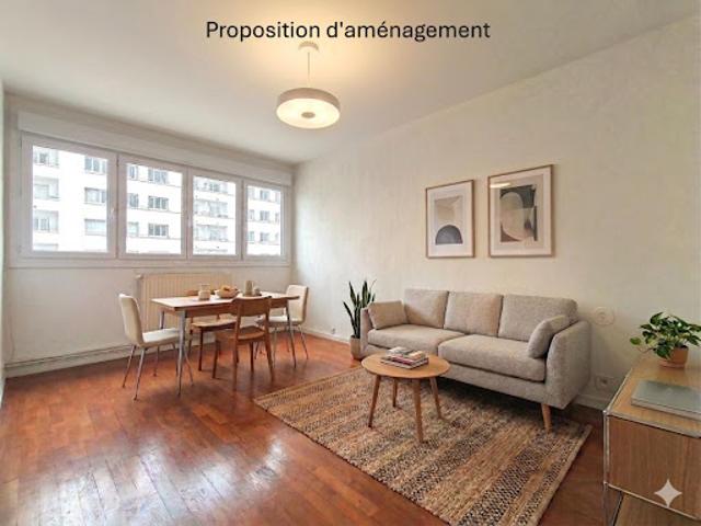 Vente Appartement 3 pièces 52 m2 Lyon 3ème