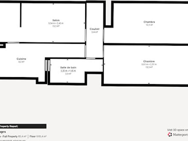 Vente Appartement 3 pièces 57.72 m2 Besançon