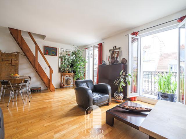 Vente Appartement 3 pièces 54.75 m2 Paris 18ème