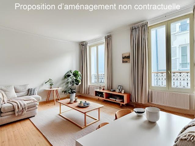 Vente Appartement 3 pièces 54 m2 Paris 18ème