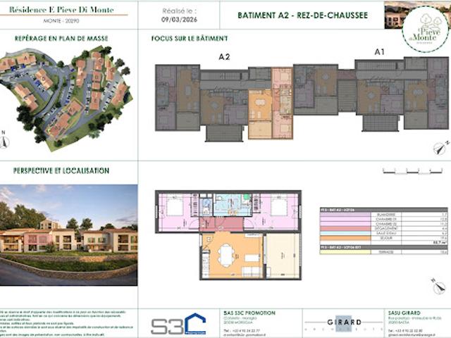 Vente Appartement 3 pièces 56 m2 Vescovato