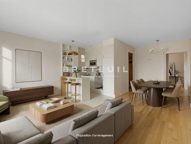 Vente Appartement 3 pièces 58.88 m2 Boulogne Billancourt