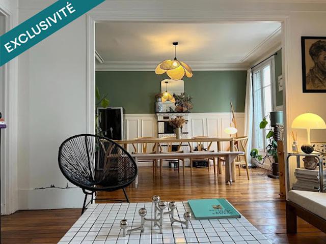 Vente Appartement 3 pièces 58 m2 Paris 20ème