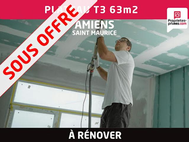 Vente Appartement 3 pièces 63 m2 Amiens