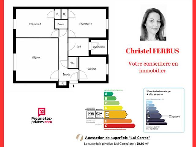 Vente Appartement 3 pièces 60.46 m2 Gagny