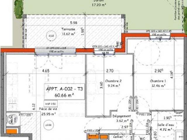 Vente Appartement 3 pièces 60.66 m2 Brem sur Mer