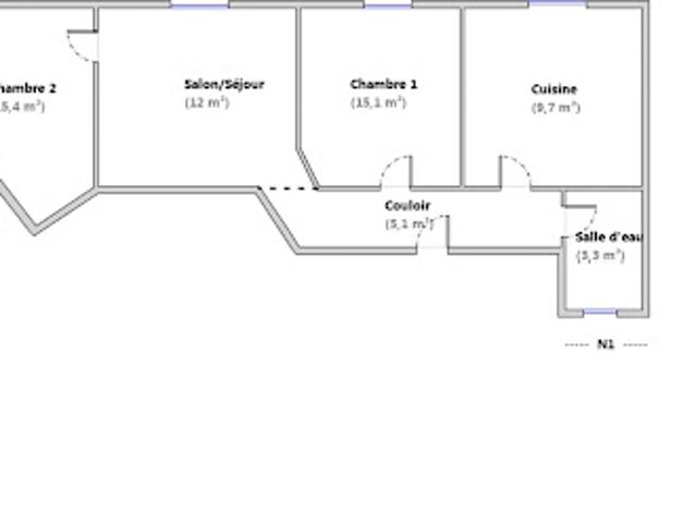 Vente Appartement 3 pièces 60.6 m2 Montpellier
