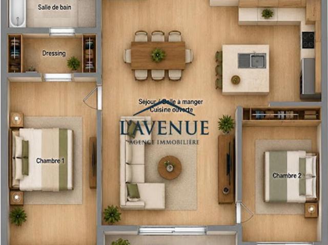 Vente Appartement 3 pièces 60.92 m2 Paris 15ème