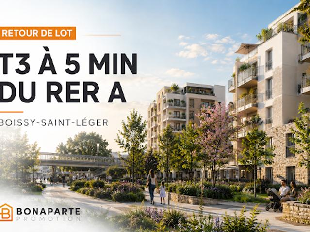 Vente Appartement 3 pièces 60 m2 Boissy saint leger