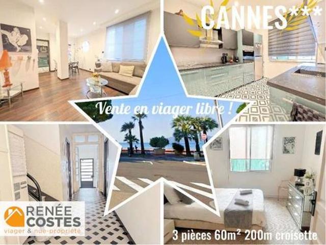 Vente Appartement 3 pièces 60 m2 Cannes