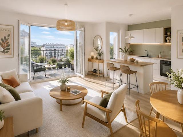 Vente Appartement 3 pièces 61 m2 Tours