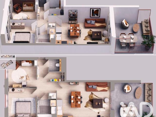 Vente Appartement 3 pièces