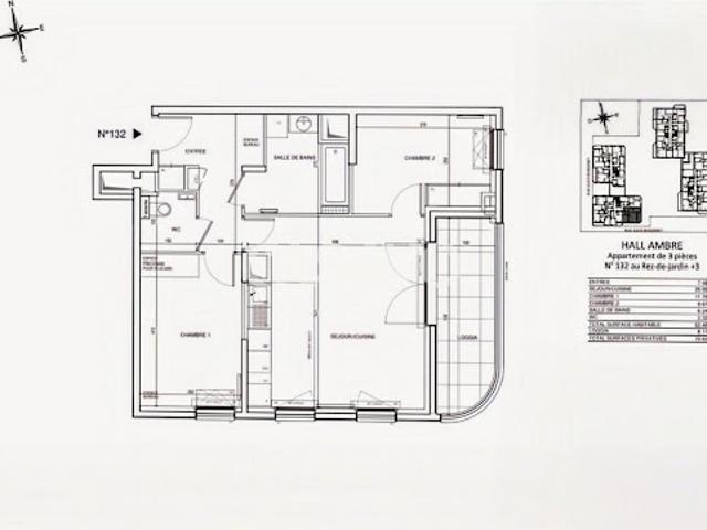 Vente Appartement 3 pièces 62.46 m2 Rueil Malmaison
