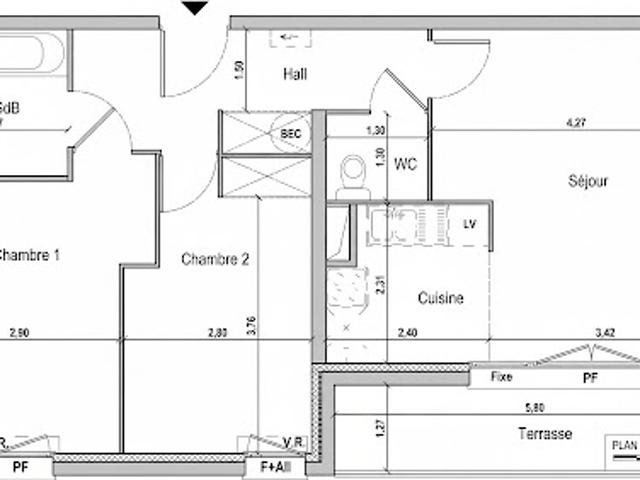 Vente Appartement 3 pièces 62.09 m2 Amiens