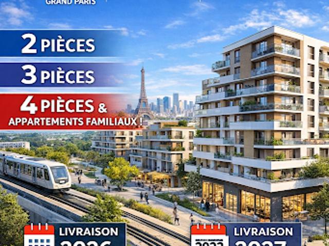 Vente Appartement 3 pièces 62.14 m2 Drancy