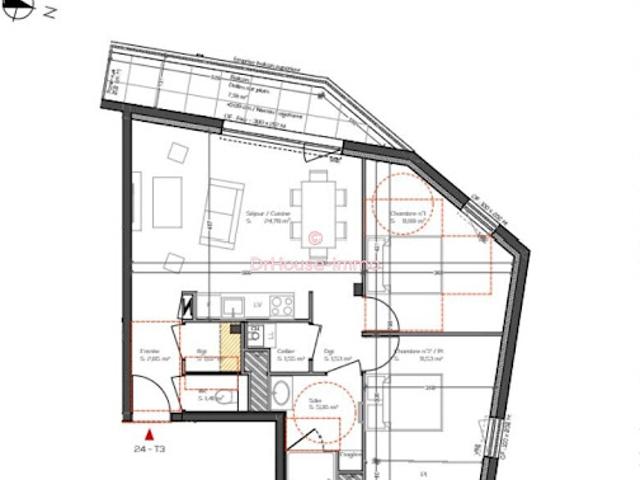 Vente Appartement 3 pièces 62.32 m2 Vannes