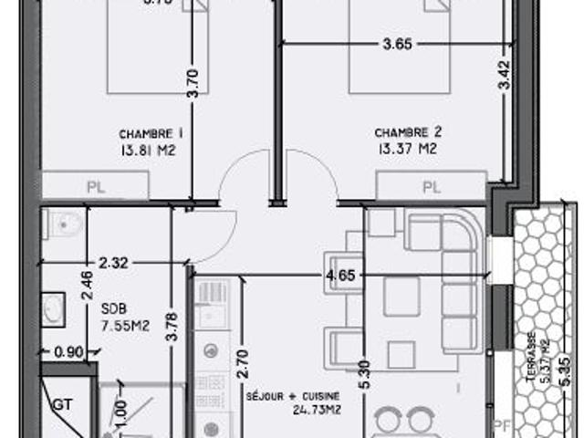 Vente Appartement 3 pièces 62.93 m2 Morsang sur Orge