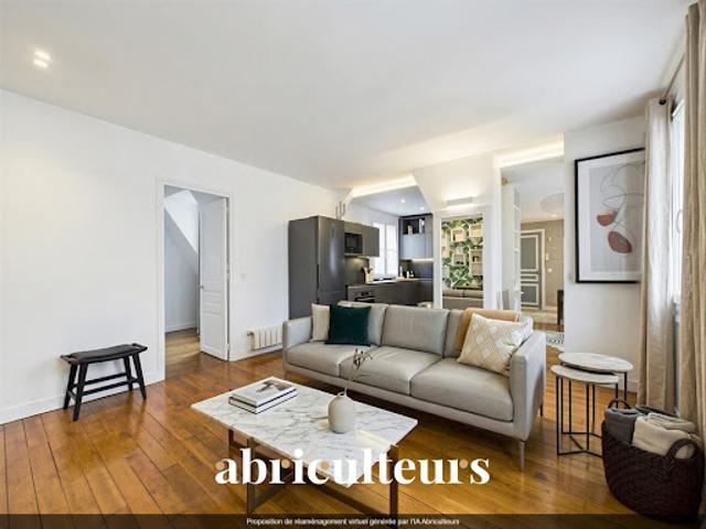 Vente Appartement 3 pièces 67.77 m2 Paris 16ème